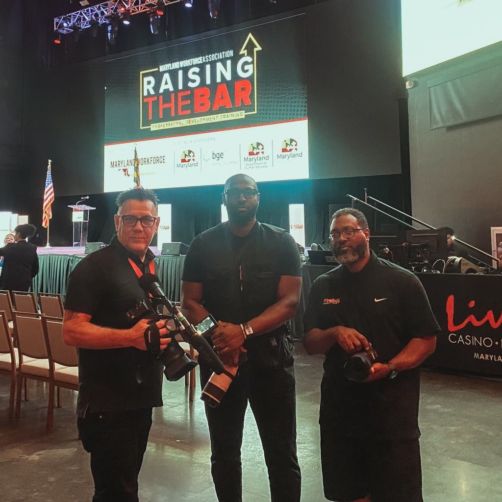 Event videography at Maryland Live Casino in Hanover, MD team