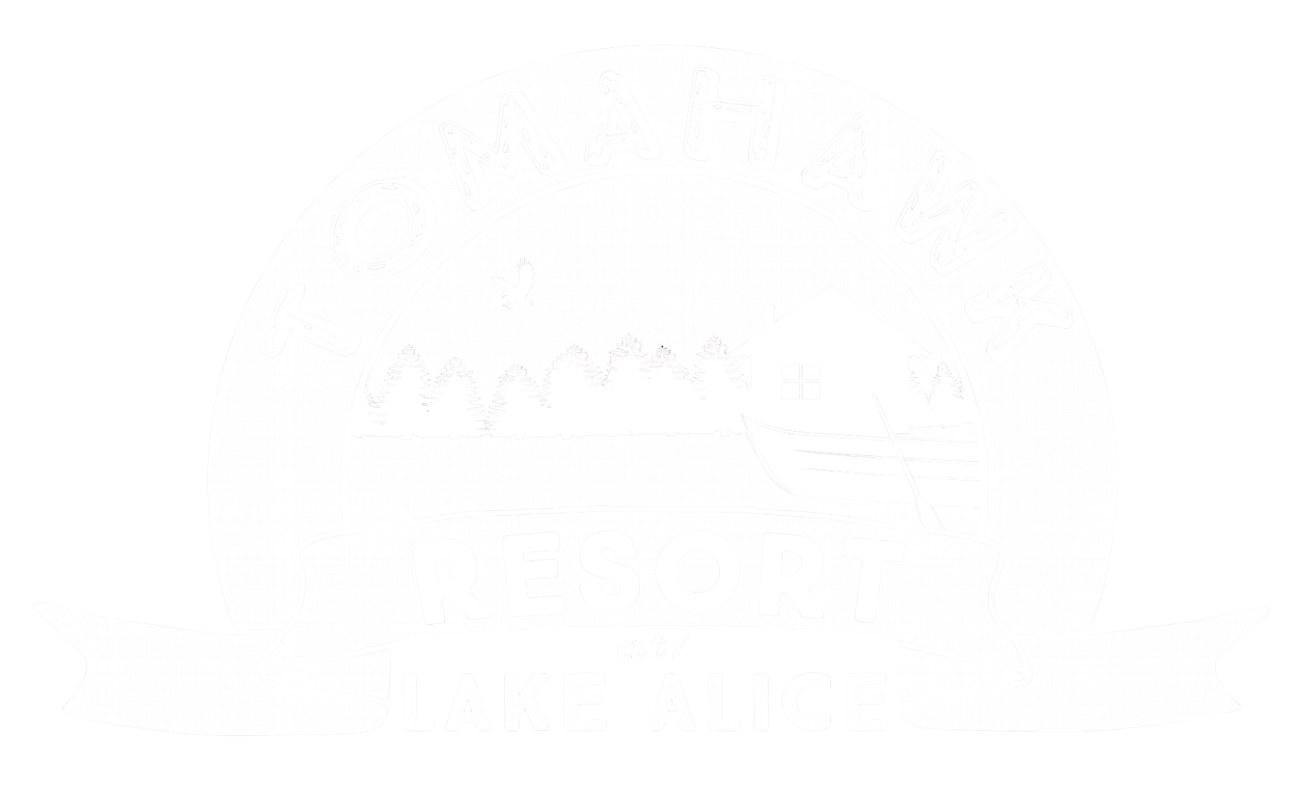 Tomahawk Resort On Lake Alice Logo