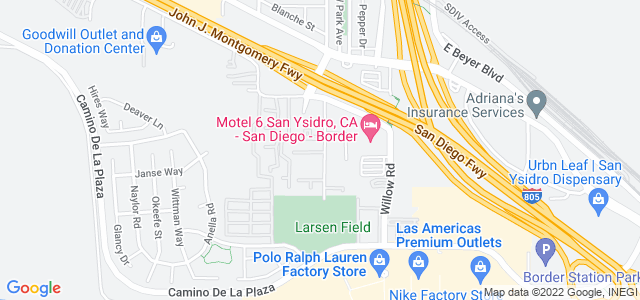 Map of business location