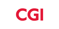 Logo CGI en lettres rouges grasses sur fond blanc