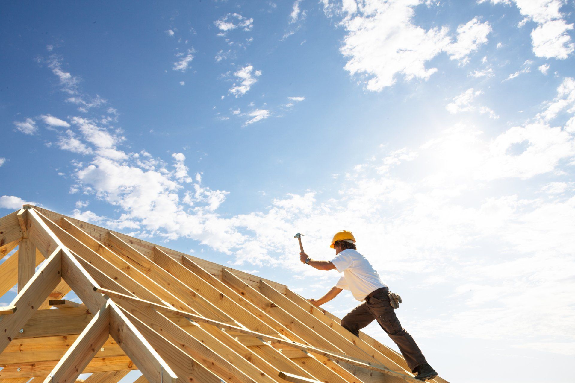 Man Making a Roof — Tampa, FL — Yowell’s Roofing