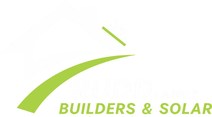 Logo: White house outline, green swoosh, 