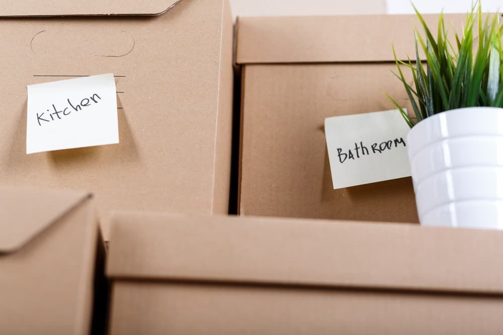 Moving Boxes with Label — Town & Country Removals In Wauchope, NSW