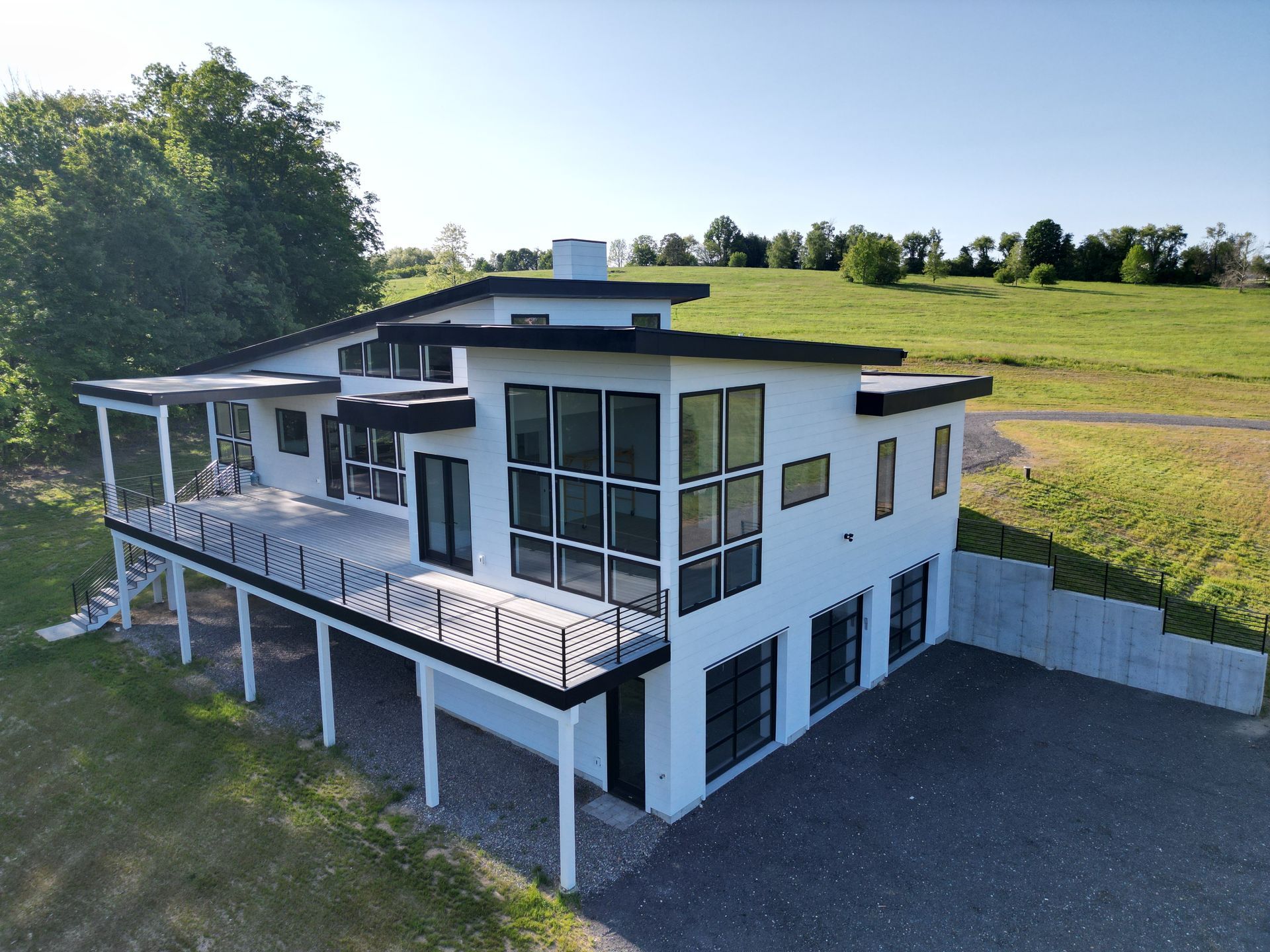 New flat and low-slope roof installation