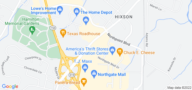 Map of business location