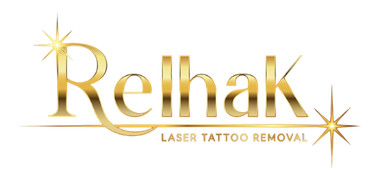 Gold logo: 