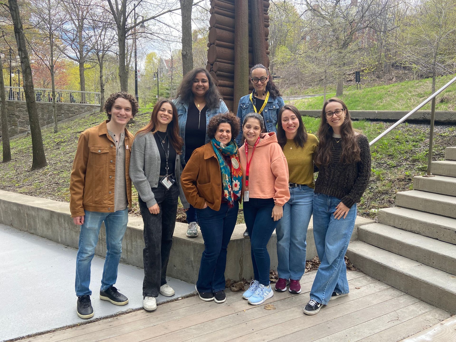 Staff and students at McGill’s Rosalind and Morris Goodman Cancer Institute join National Denim Day to help advance breast cancer research and support patients across Canada.