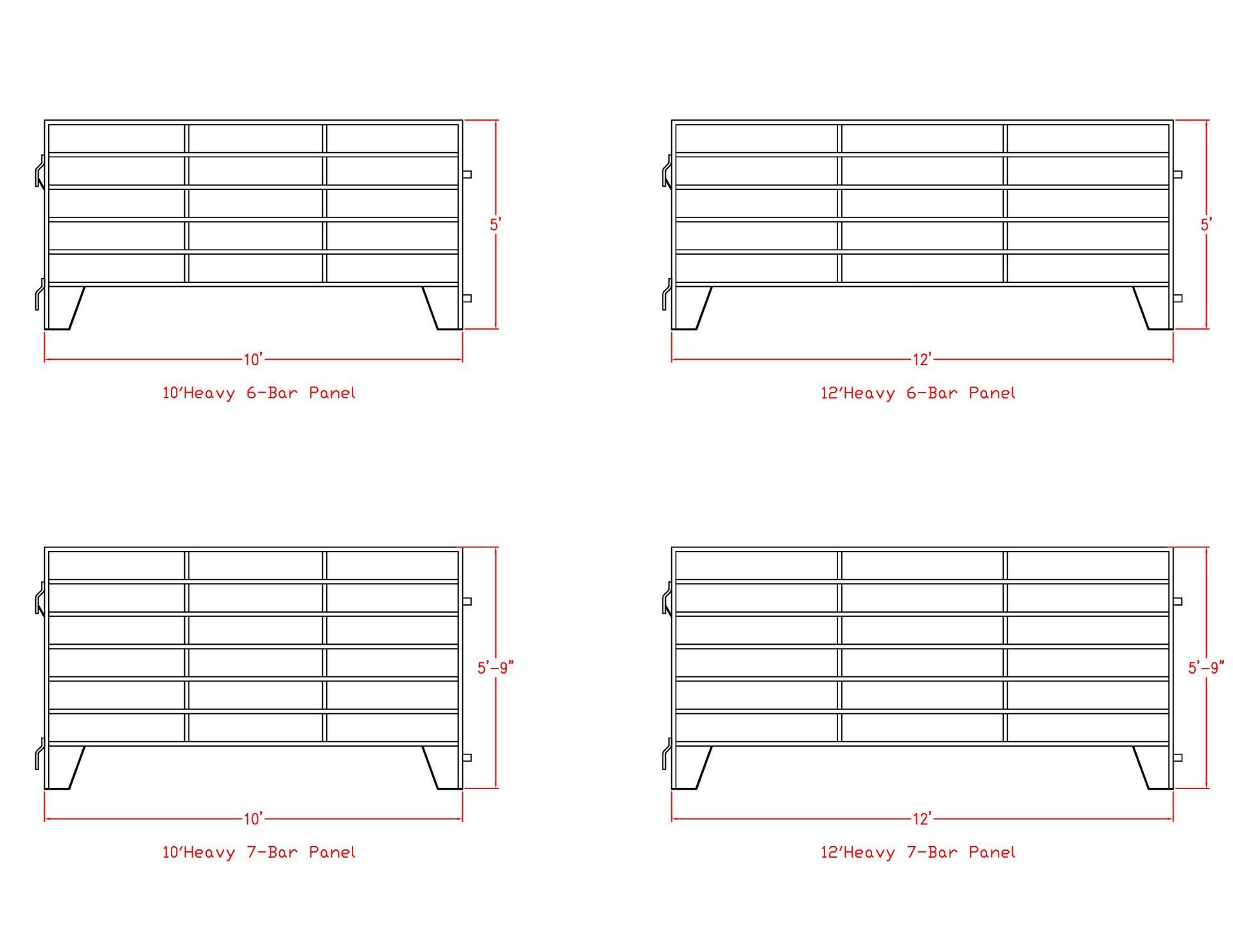Portable Panels
Livestock Panels