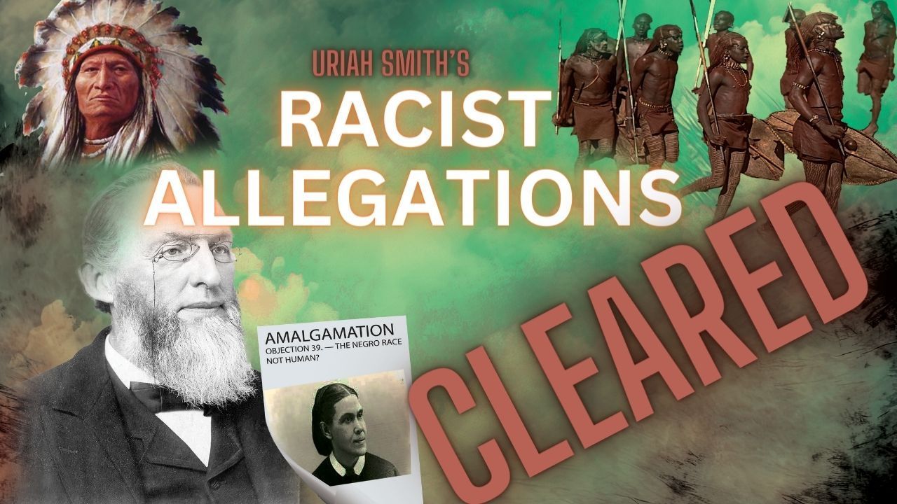 Utah Smith, racist allegations cleared; Native American chief, man, and illustration.