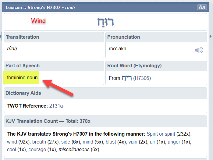 Lexicon entry for