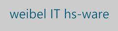 Logo weibel IT hs-ware, Informatik Dienstleistung, Hardware, HPE Server, HPE Produkte