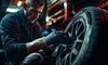Richmond Wheel Repair working on a scratched rim