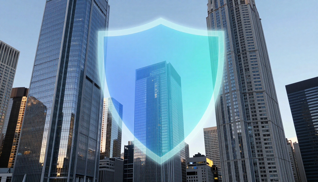 Concepto de protección financiera empresarial