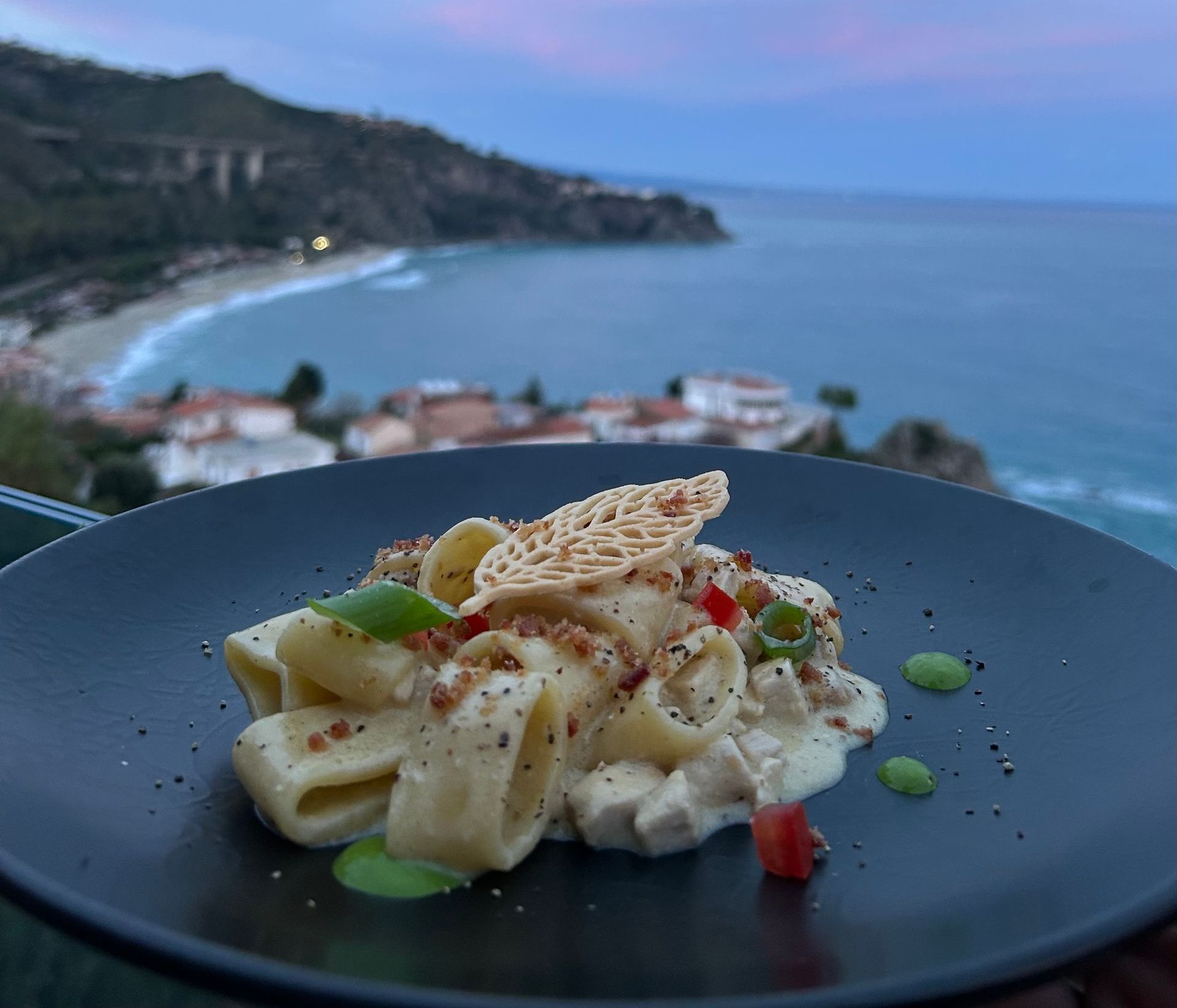 Baia di Caminia vista dalla Tavernetta, ristorante con vista mare a Soverato
