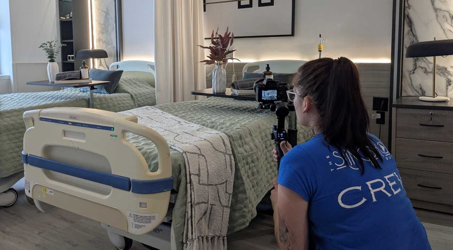senior living video production and virtual tour for healthcare facility