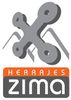 Logotipo de Herrajes Zima para cristal templado, aluminio y PVC