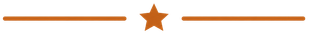 Orange line with a star icon centered between two horizontal orange lines.