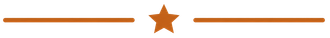 Orange line with a star icon centered between two horizontal orange lines.