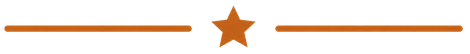 Orange horizontal lines with a centered orange star icon on a white background