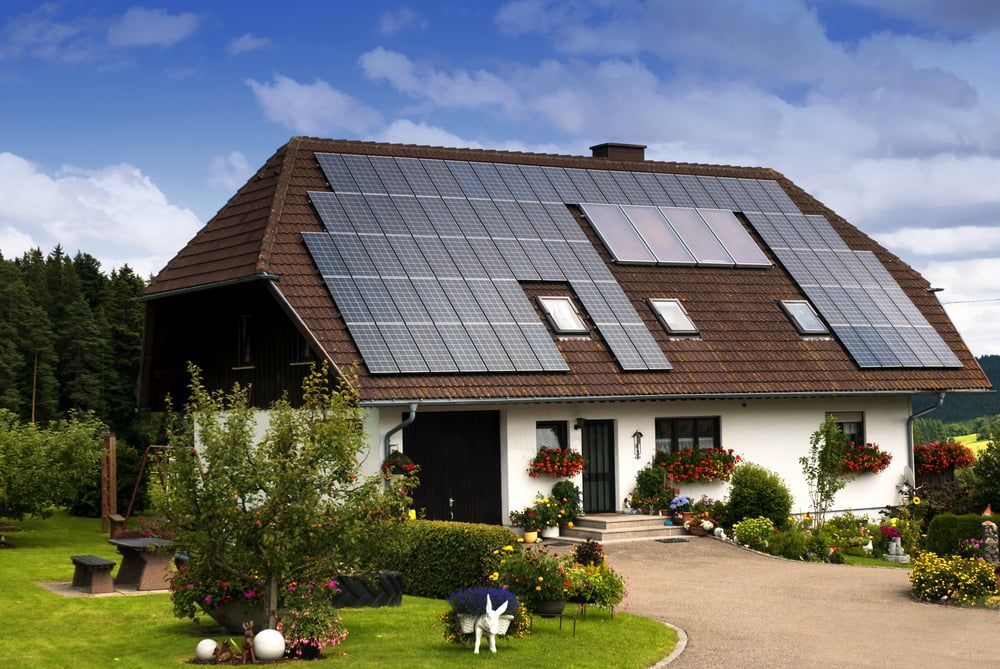 A House With a Lot of Solar Panels on the Roof — 888 Solar Tek in Kingscliff, NSW
