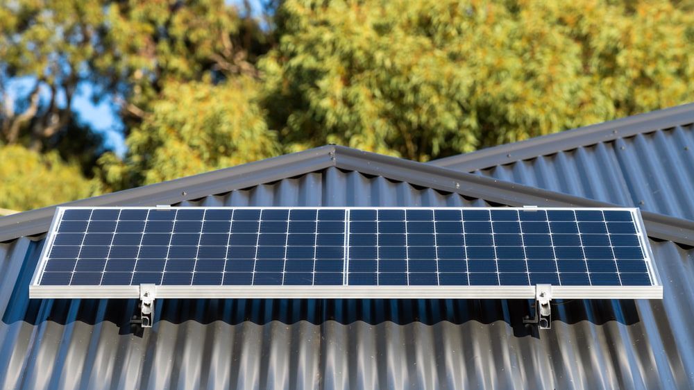 A Solar Panel is Mounted on the Roof of a House — 888 Solar Tek in Bangalow, NSW
