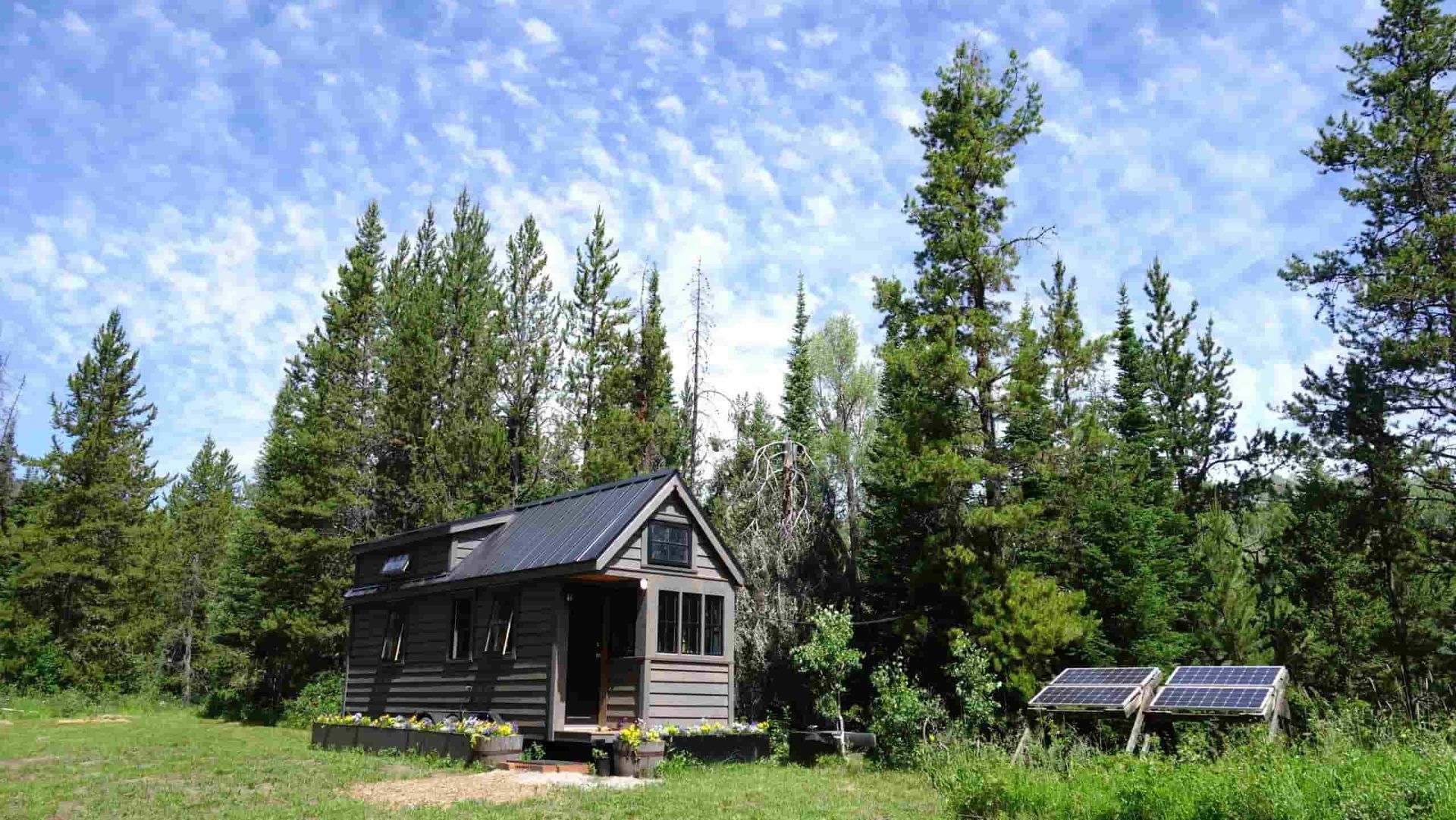 A Small Cabin is Sitting in the Middle of a Forest — 888 Solar Tek in Casino, NSW