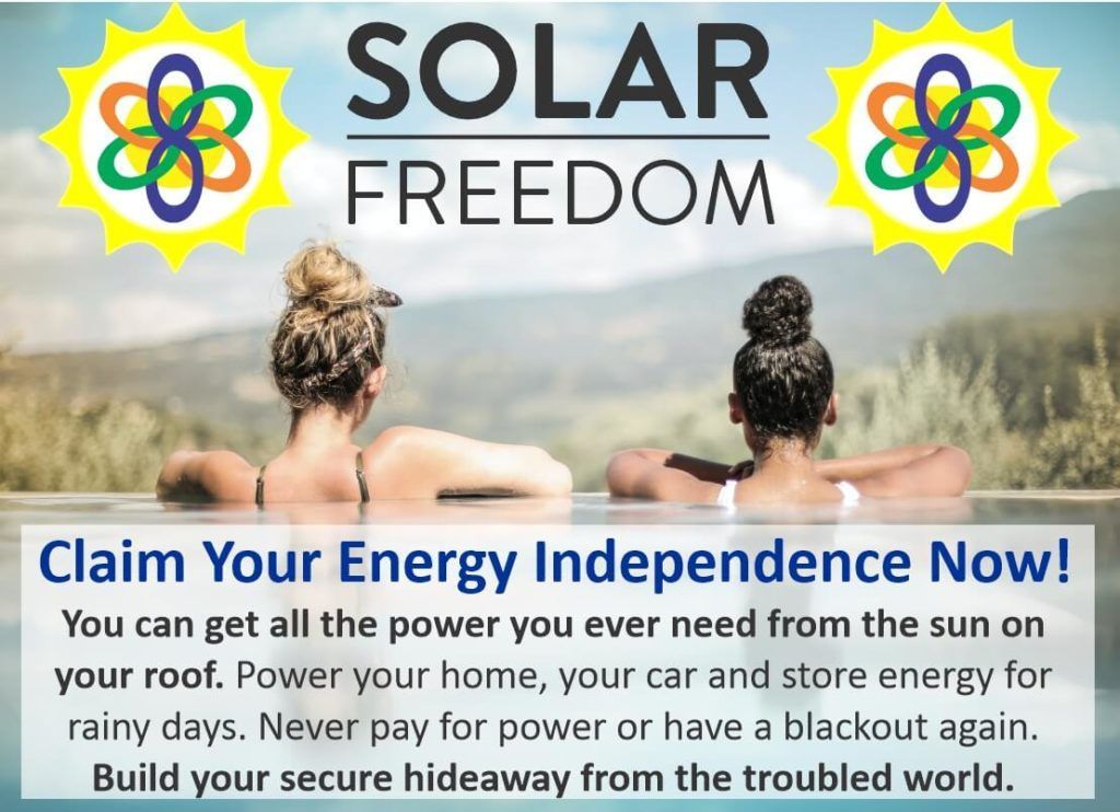 An Ad for Solar Freedom — 888 Solar Tek in Federal, NSW