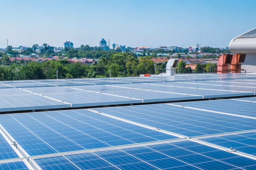 There Are Many Solar Panels on the Roof of a Building — 888 Solar Tek in Murwillumbah, NSW