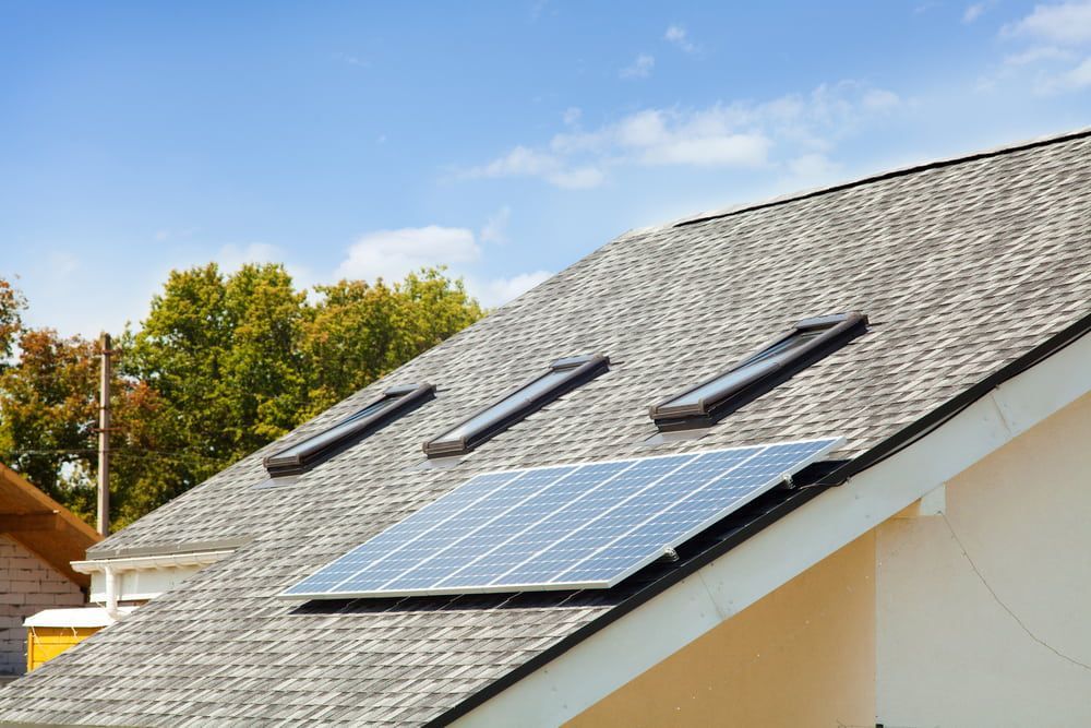 There Are Two Solar Panels on the Roof of a House — 888 Solar Tek in Evans Head, NSW