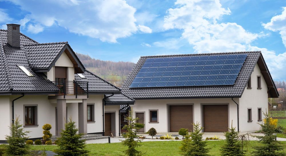 A House With a Lot of Solar Panels on the Roof — 888 Solar Tek in Federal, NSW