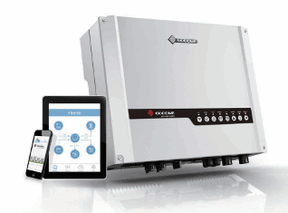 A Solar Inverter is Sitting Next to a Tablet and a Cell Phone — 888 Solar Tek in Federal, NSW
