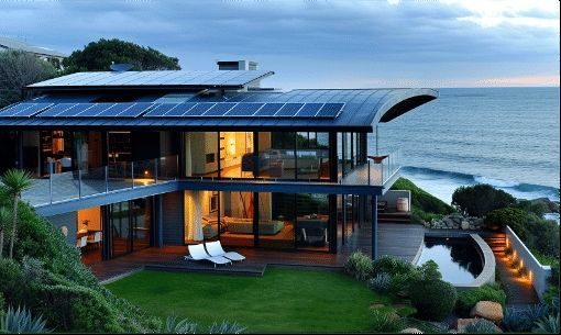 A House With a Lot of Windows Overlooking the Ocean — 888 Solar Tek in Federal, NSW