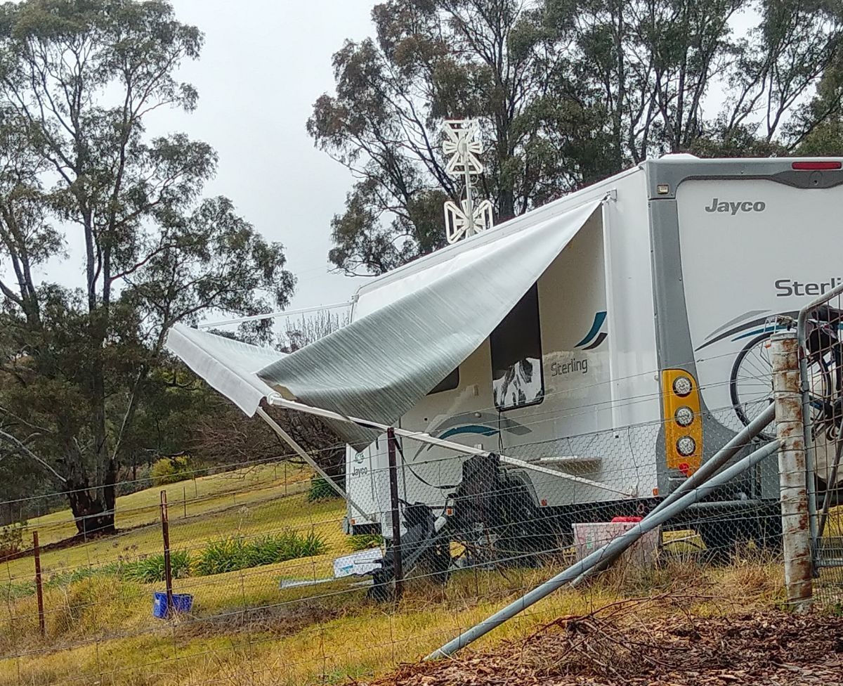 A Pair of Brake Drums Are Sitting on Top of a Wooden Table — Dempsters Caravan & RV in Thabeban, QLD