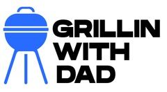 Blue grill icon next to the words