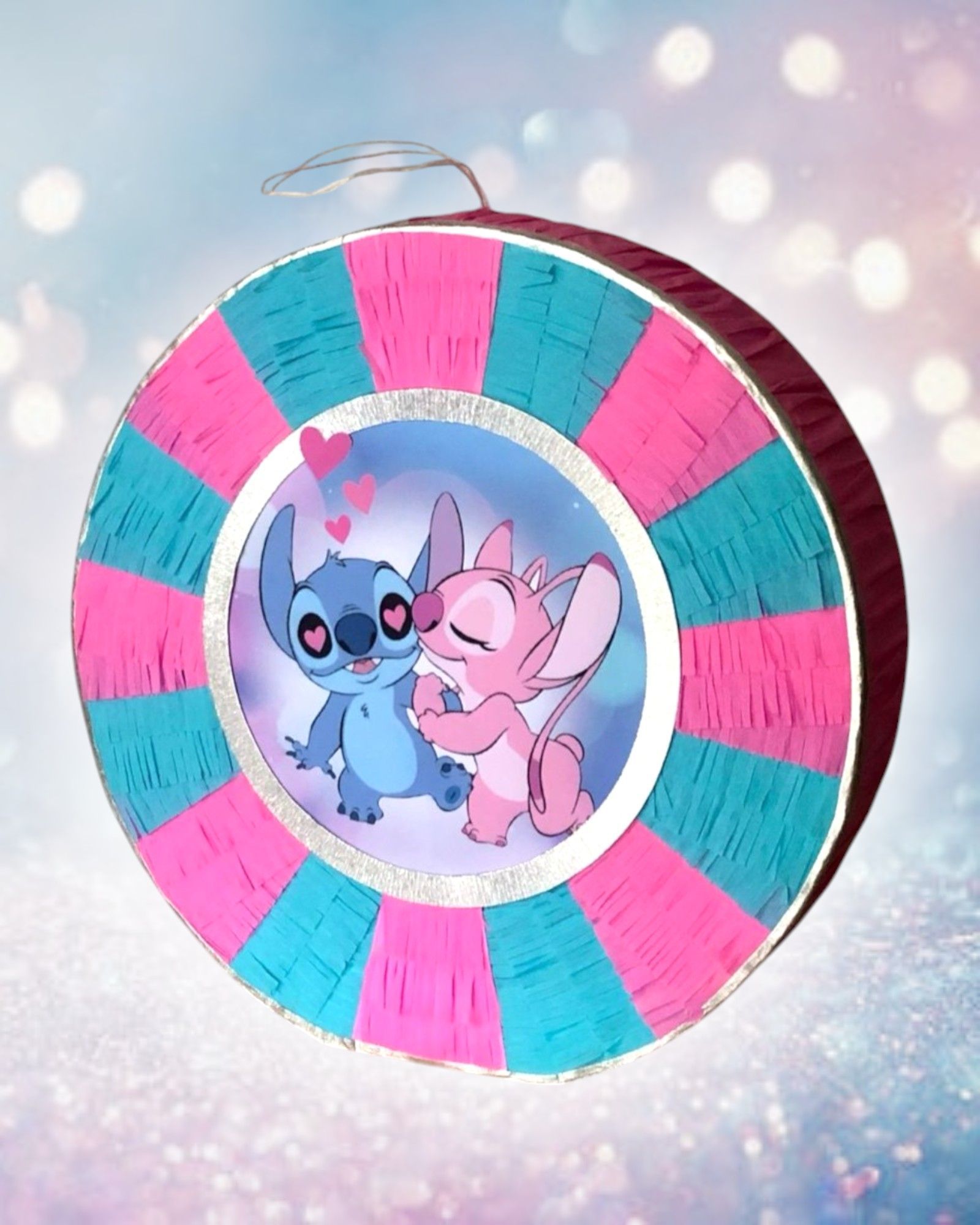 Piñata pinata lilo and stitch en angel feestje verjaardag kinder