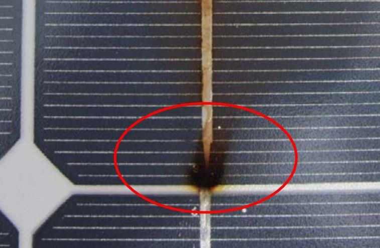 visual difference between dirty and clean solar panels