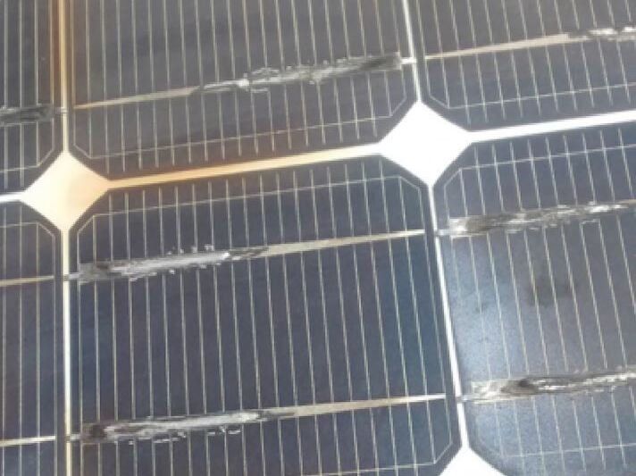 well-maintained solar system producing clean energy