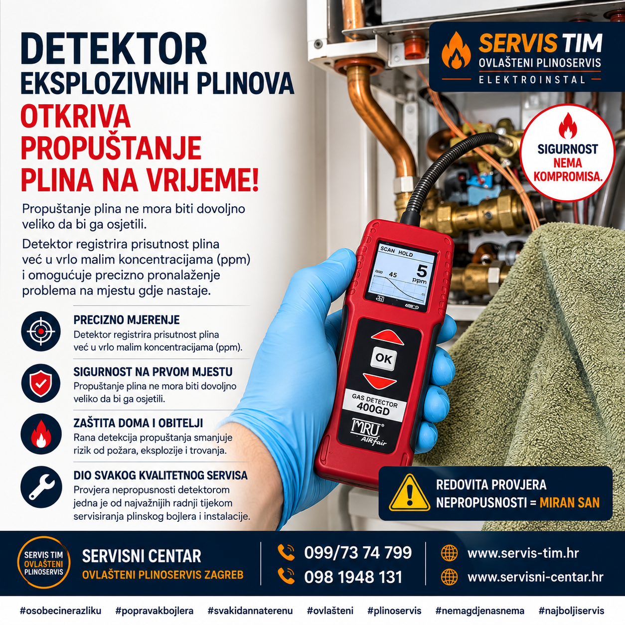 Primjer reseta greške F75 preko dijagnostičkog izbornika
