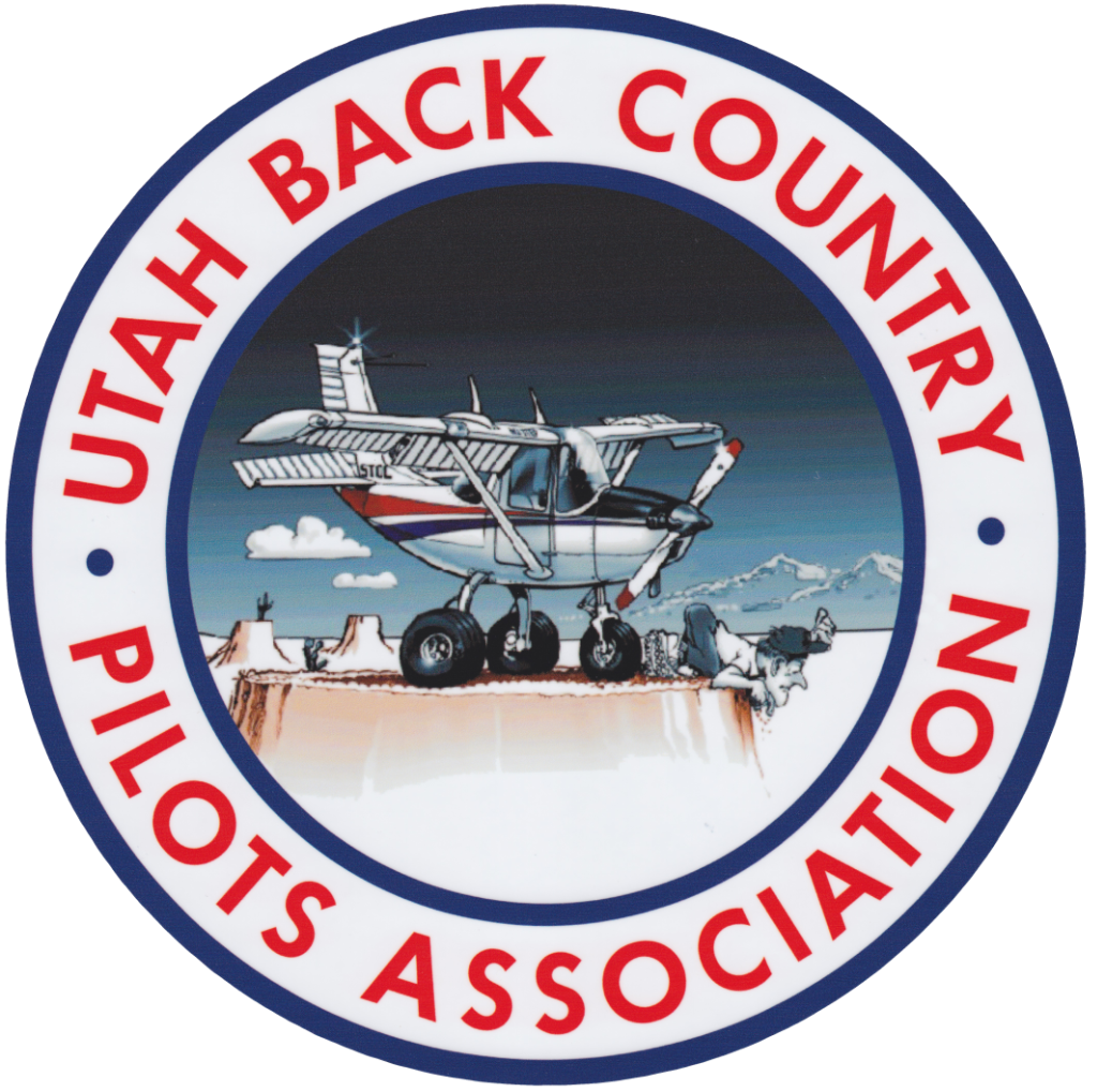 A logo for the utah back country pilots association