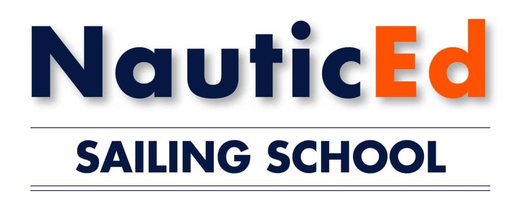 A logo for the ispa certified sailing school