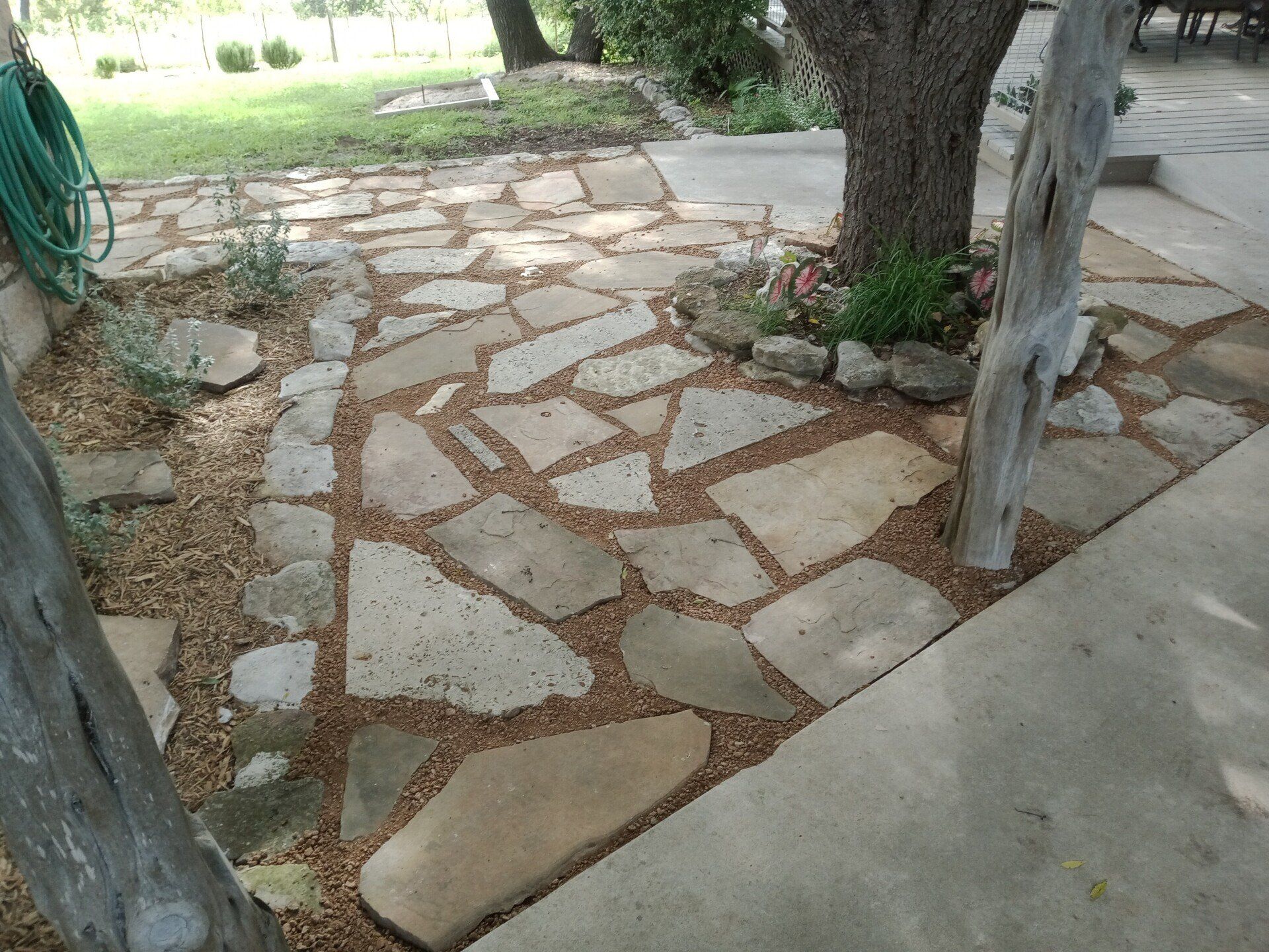 Granite Walkway Installation