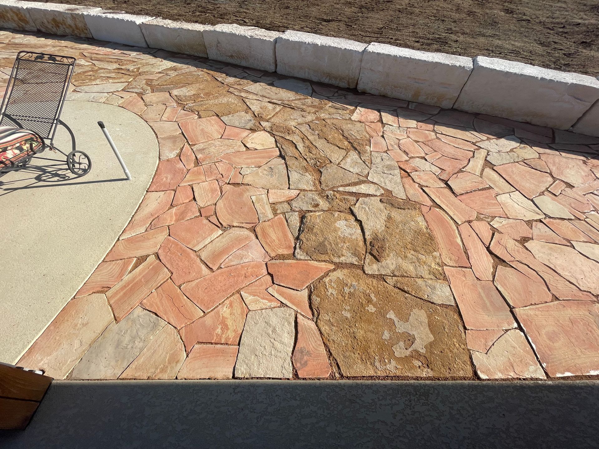 Granite Walkway Installation