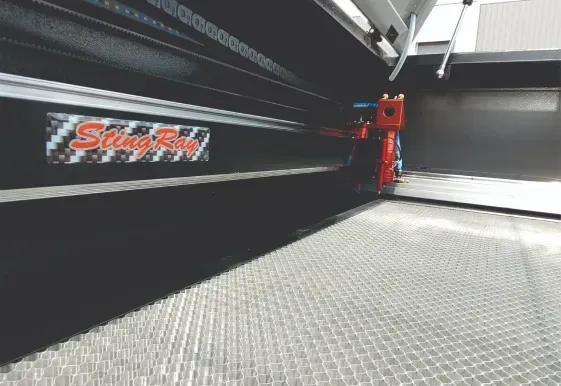 Black truck bed with 