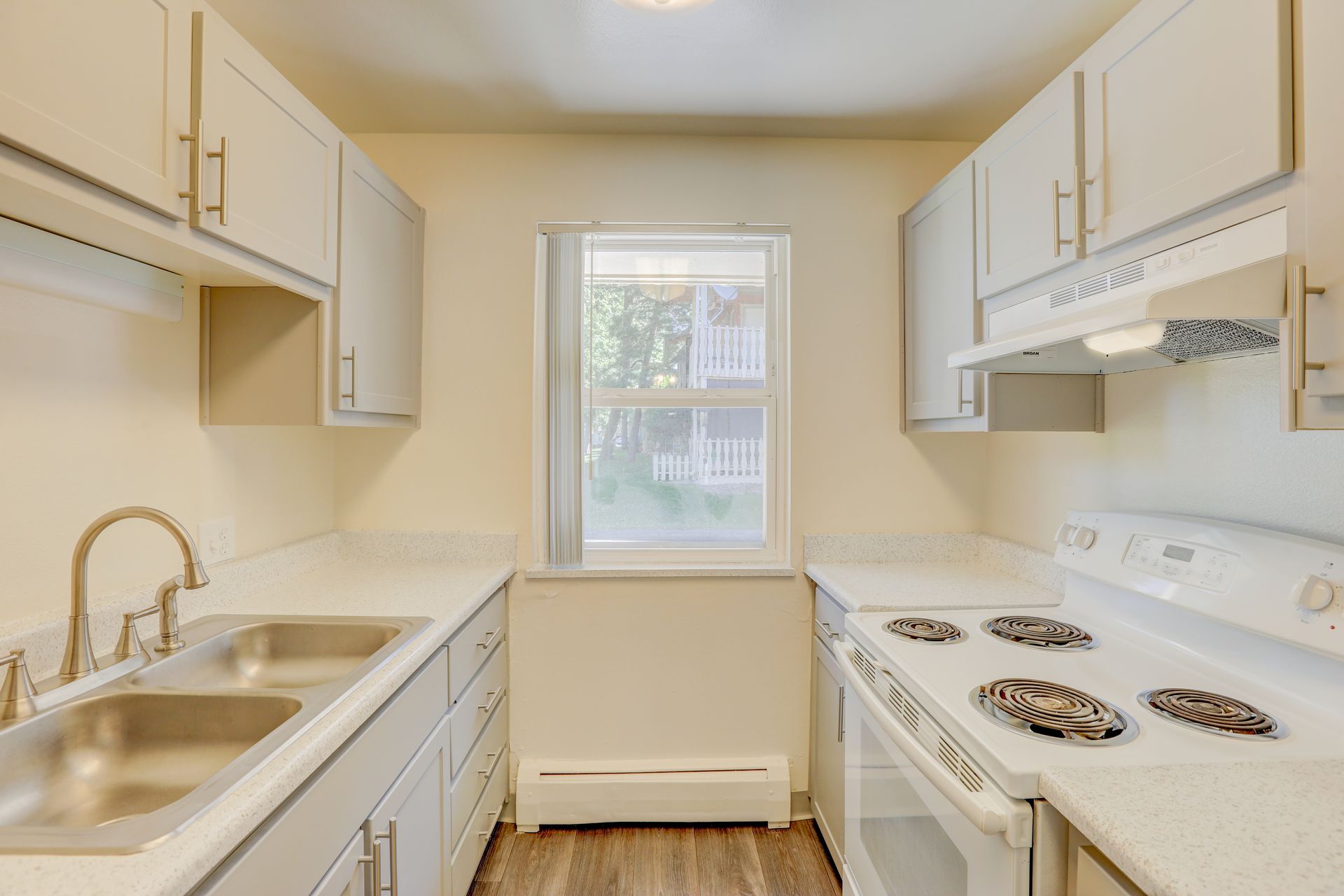 Modern photo of kitchen and kitchen island
