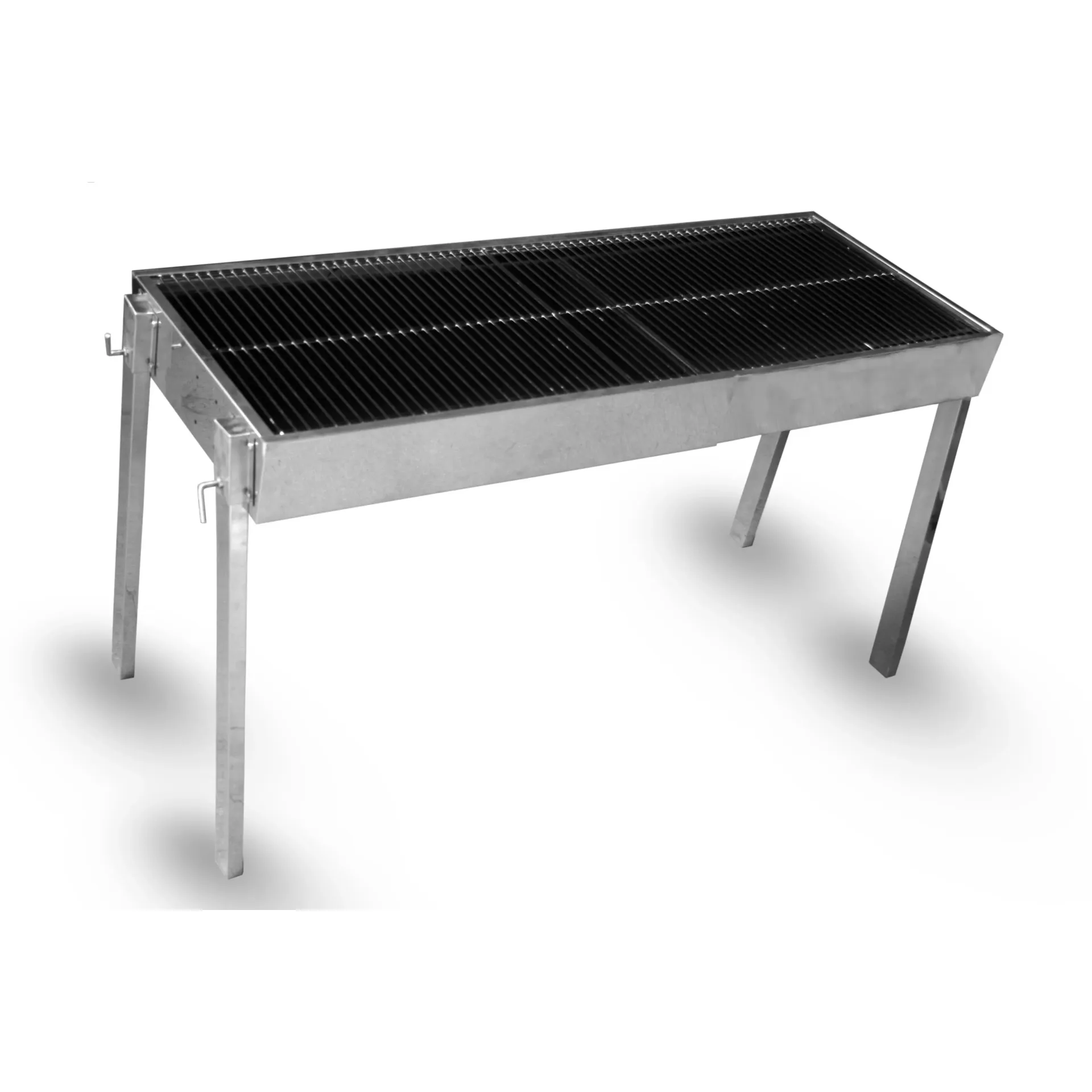 Large Extendible Stainless Charcoal BBQ