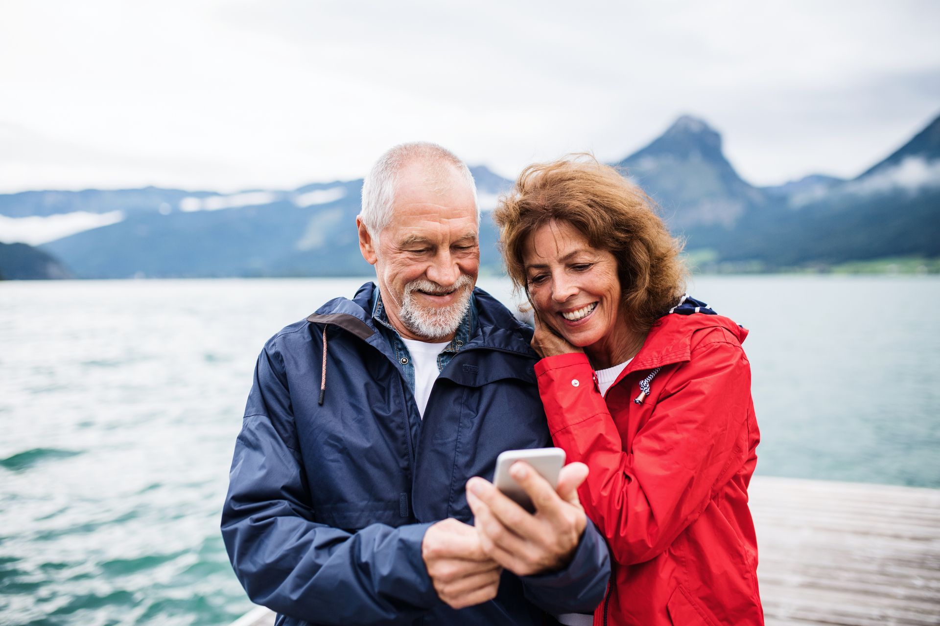Old Couple Looking At The Phone | Sydney, NSW | Always Apples