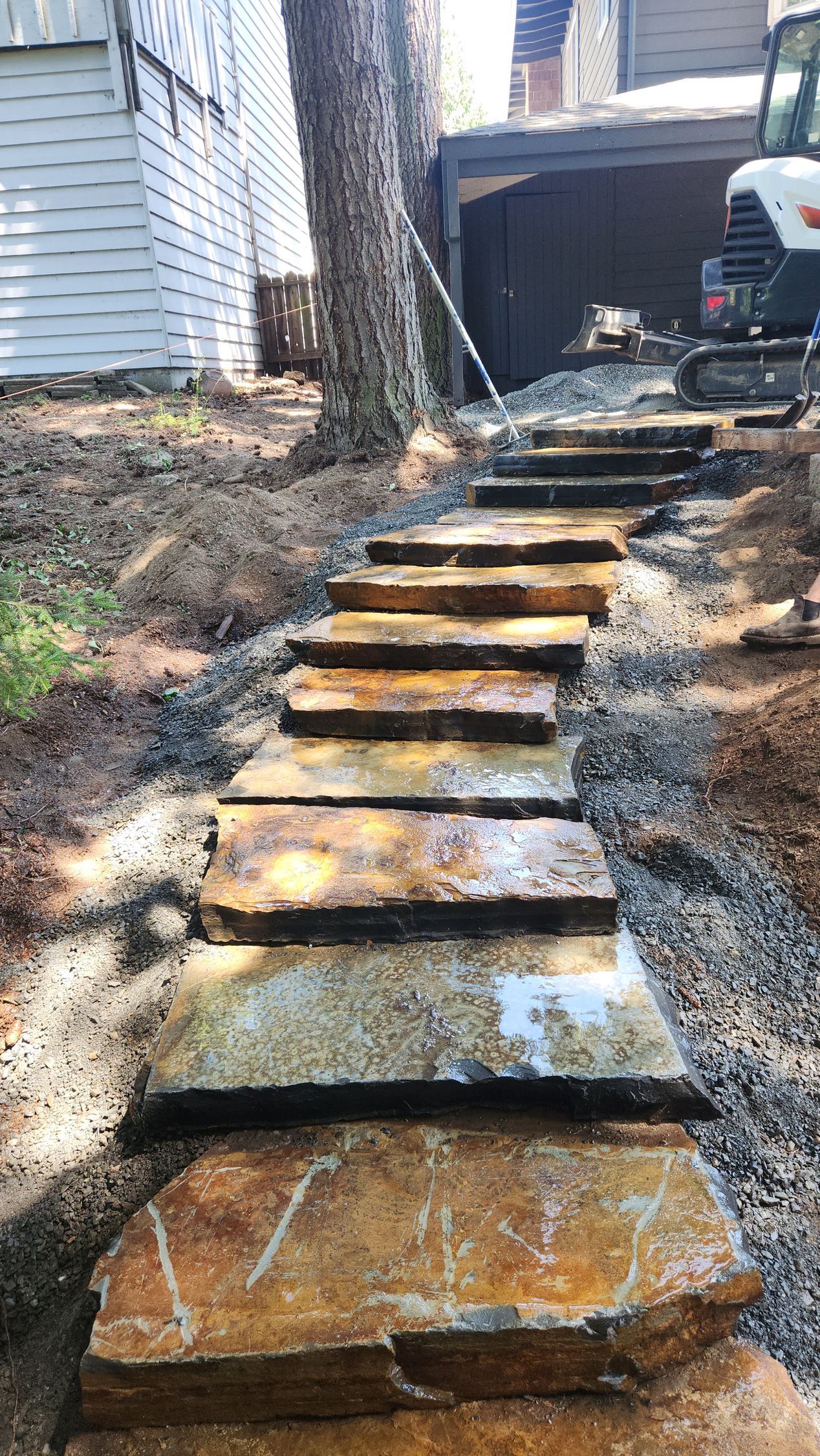 Stairway Hardscape After Arlington WA