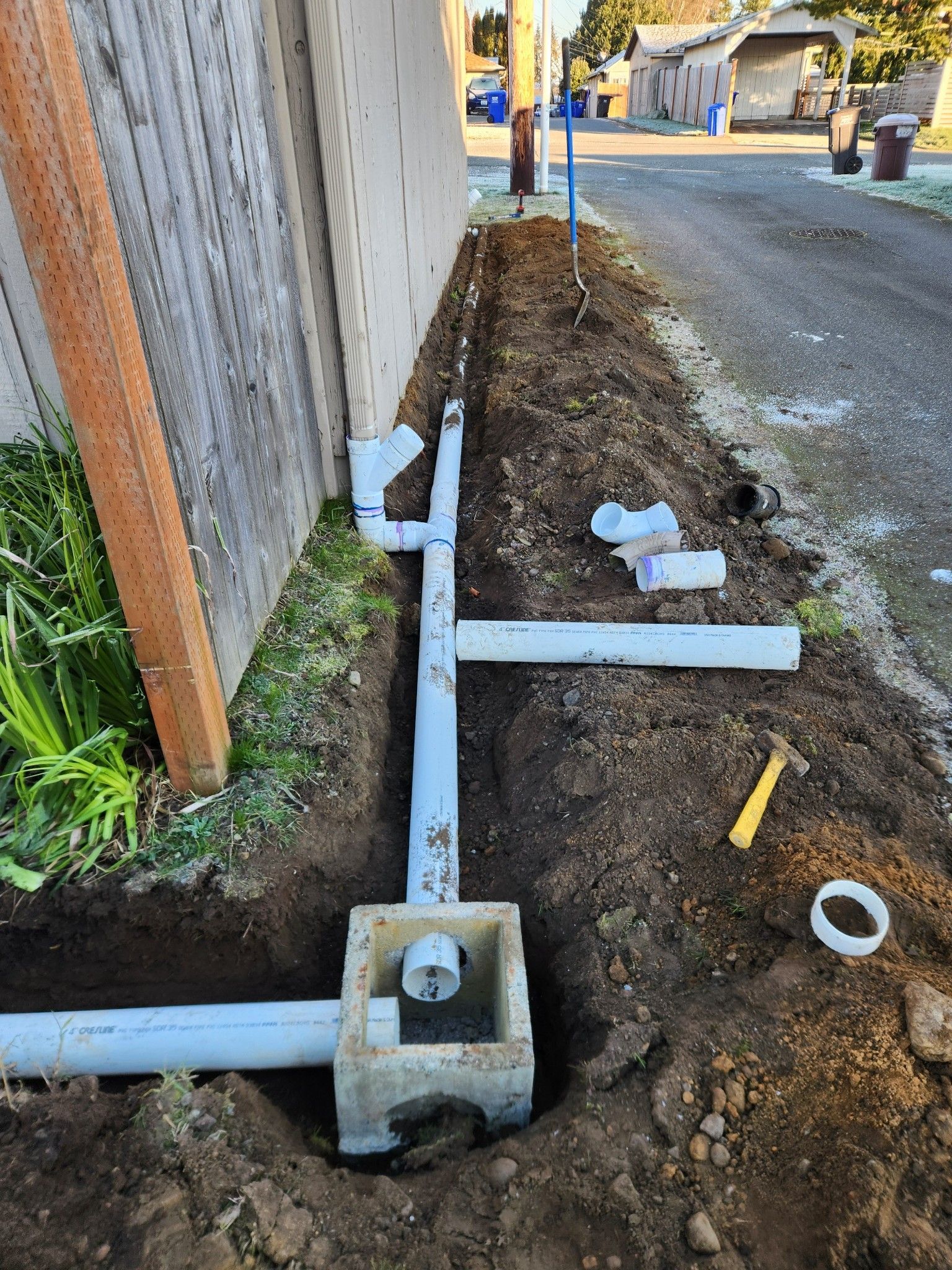 Downspout Drainage Installation Arlington WA