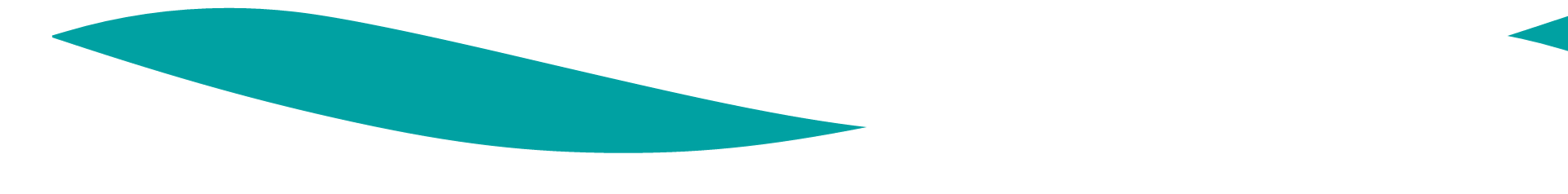 Teal shapes against a white background.