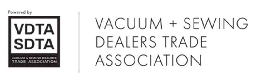 The logo for the vacuum and sewing dealers trade association The logo for the vacuum and sewing dealers trade association